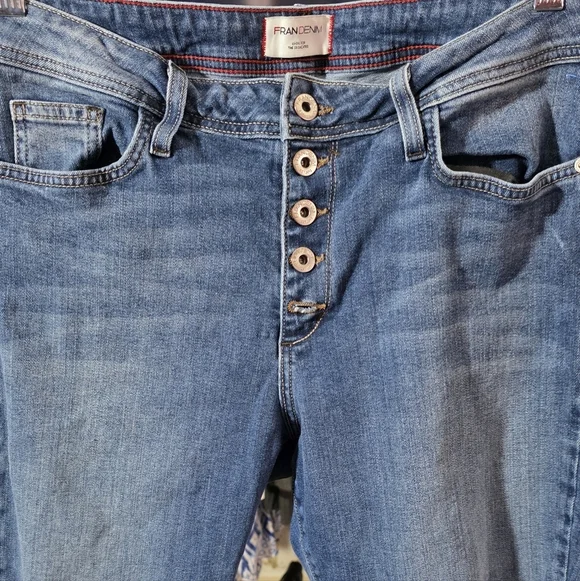 Fran Denim IRIS Vintage Women's Ankle Jeans Sz 32 - Picture 4 of 6